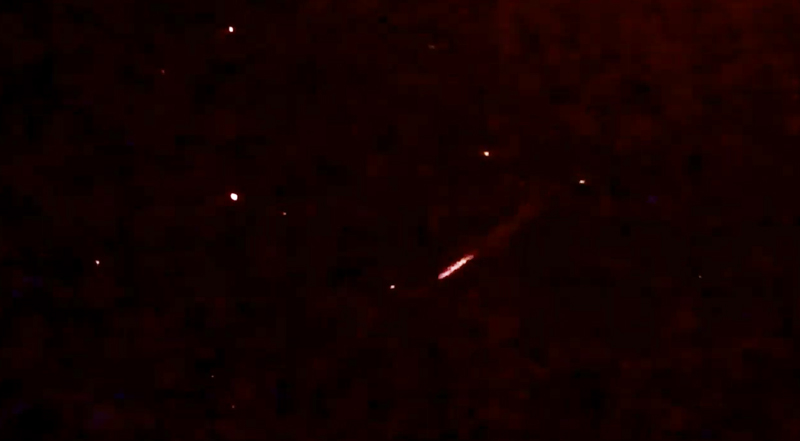 9-12-2019 UFO Red Cylinder Band of Light Portal  Hyperstar 470nm IR RGBKL Analysis